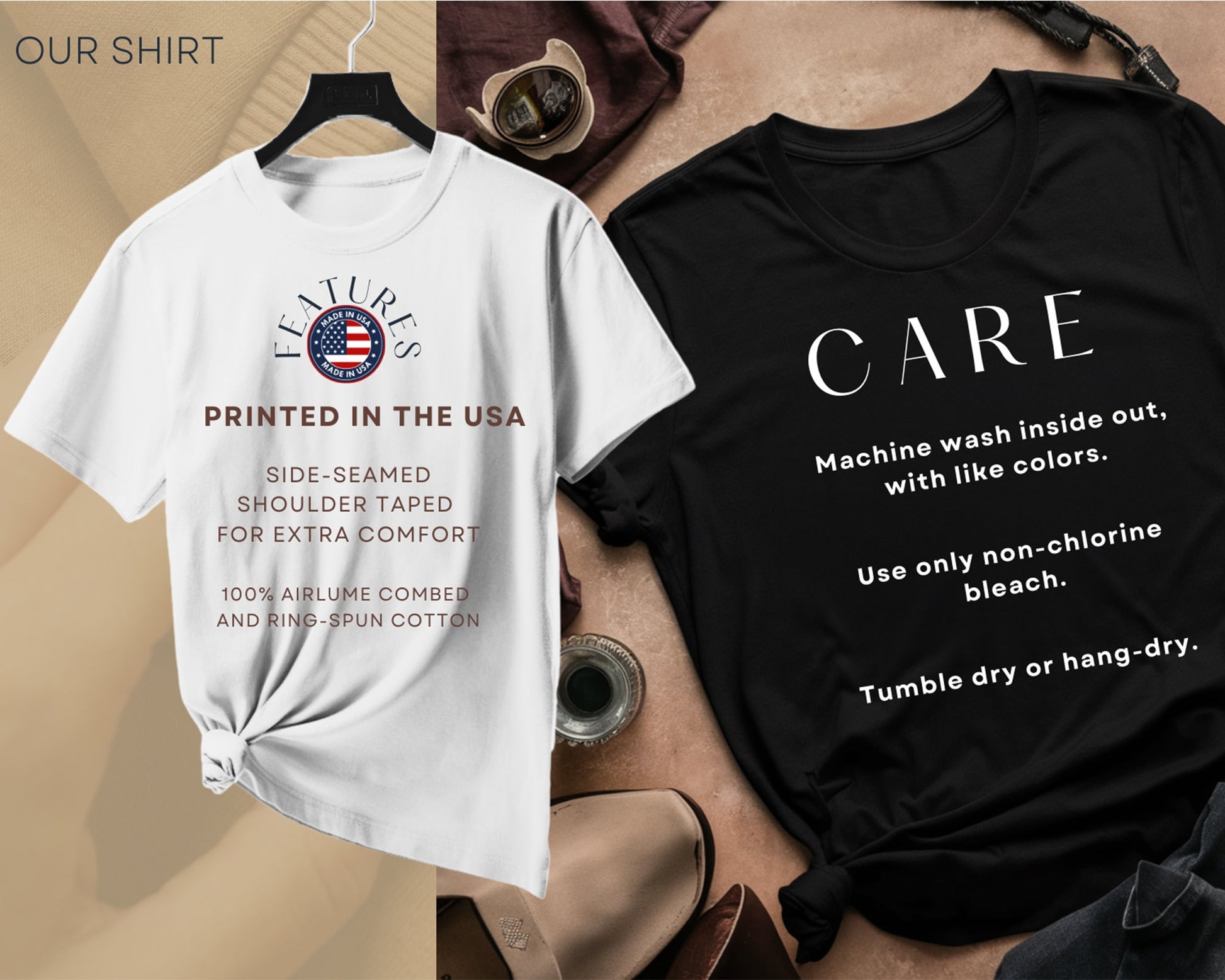 Custom Photo Dad T-Shirt, Personalized Portrait Father's Day Gift