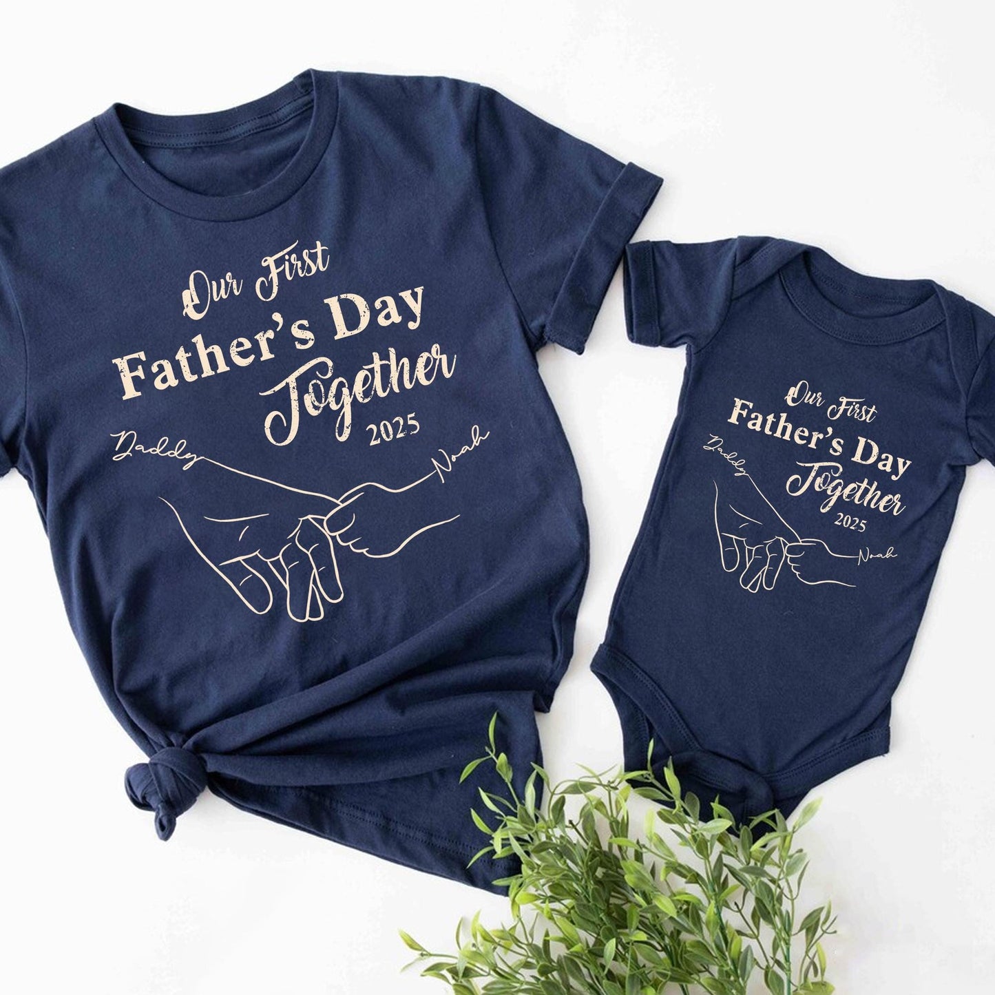 First Father's Day Shirt, Dad and Son Matching Shirts, Daddy and Baby Gift