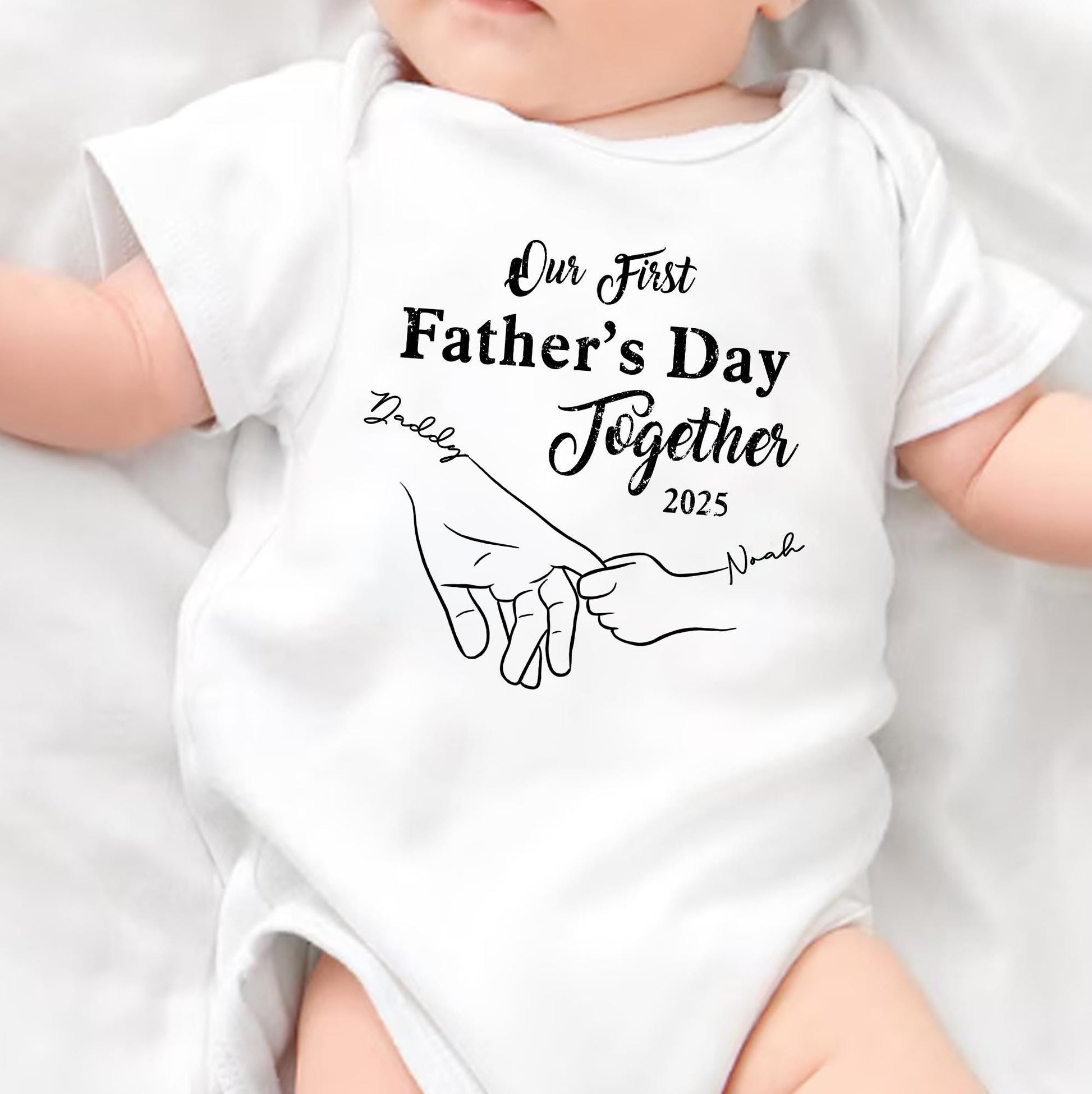 First Father's Day Shirt, Dad and Son Matching Shirts, Daddy and Baby Gift