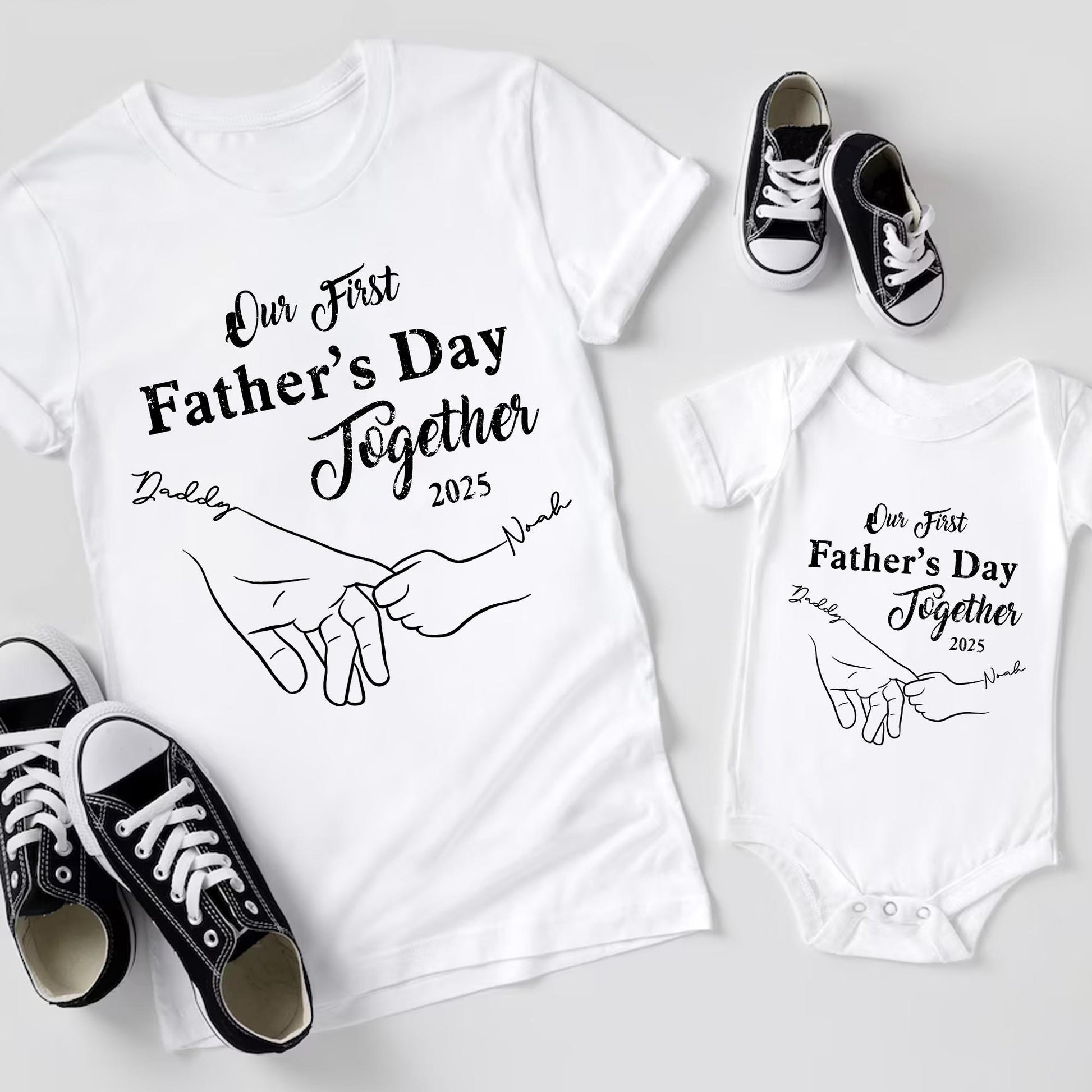 First Father's Day Shirt, Dad and Son Matching Shirts, Daddy and Baby Gift