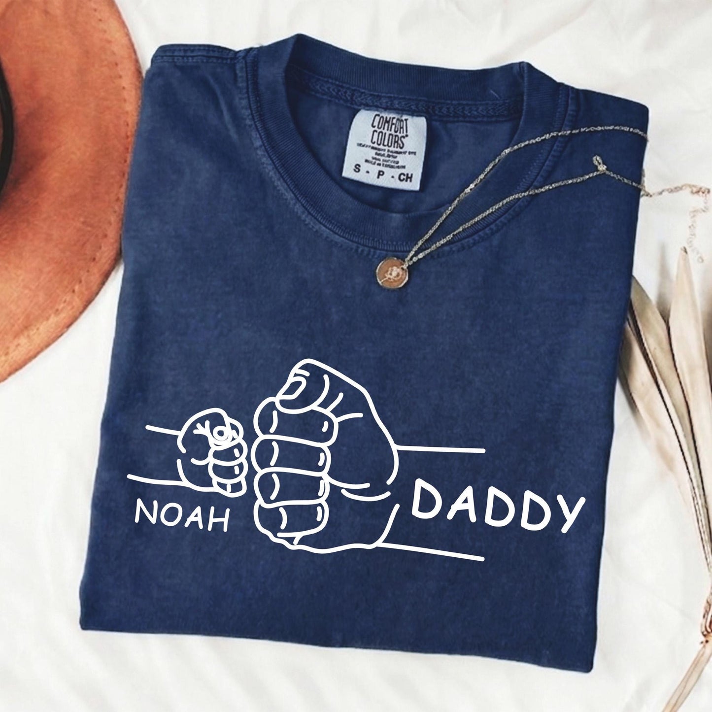 New Dad Shirt, First Father's Day Shirt Gift from Baby, Dad Birthday Gift, Fist Bump Dad T-Shirt