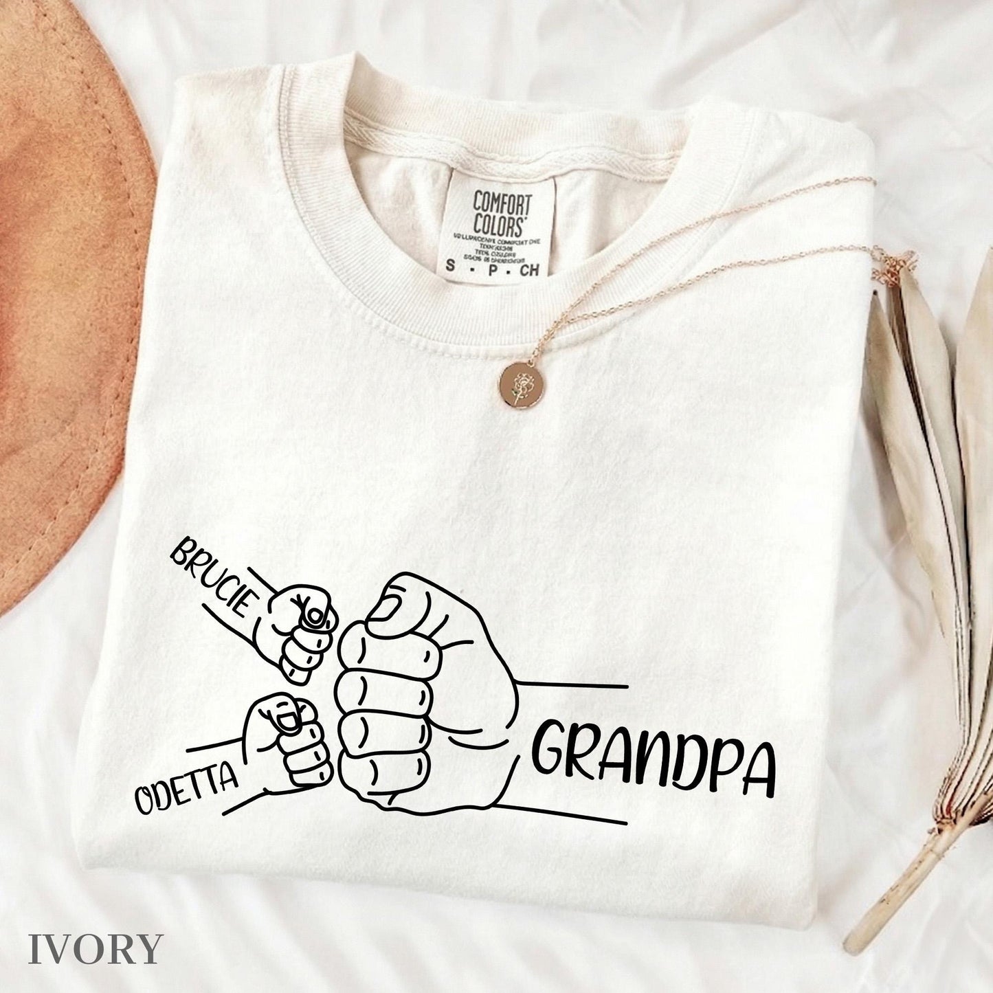 New Dad Shirt, First Father's Day Shirt Gift from Baby, Dad Birthday Gift, Fist Bump Dad T-Shirt