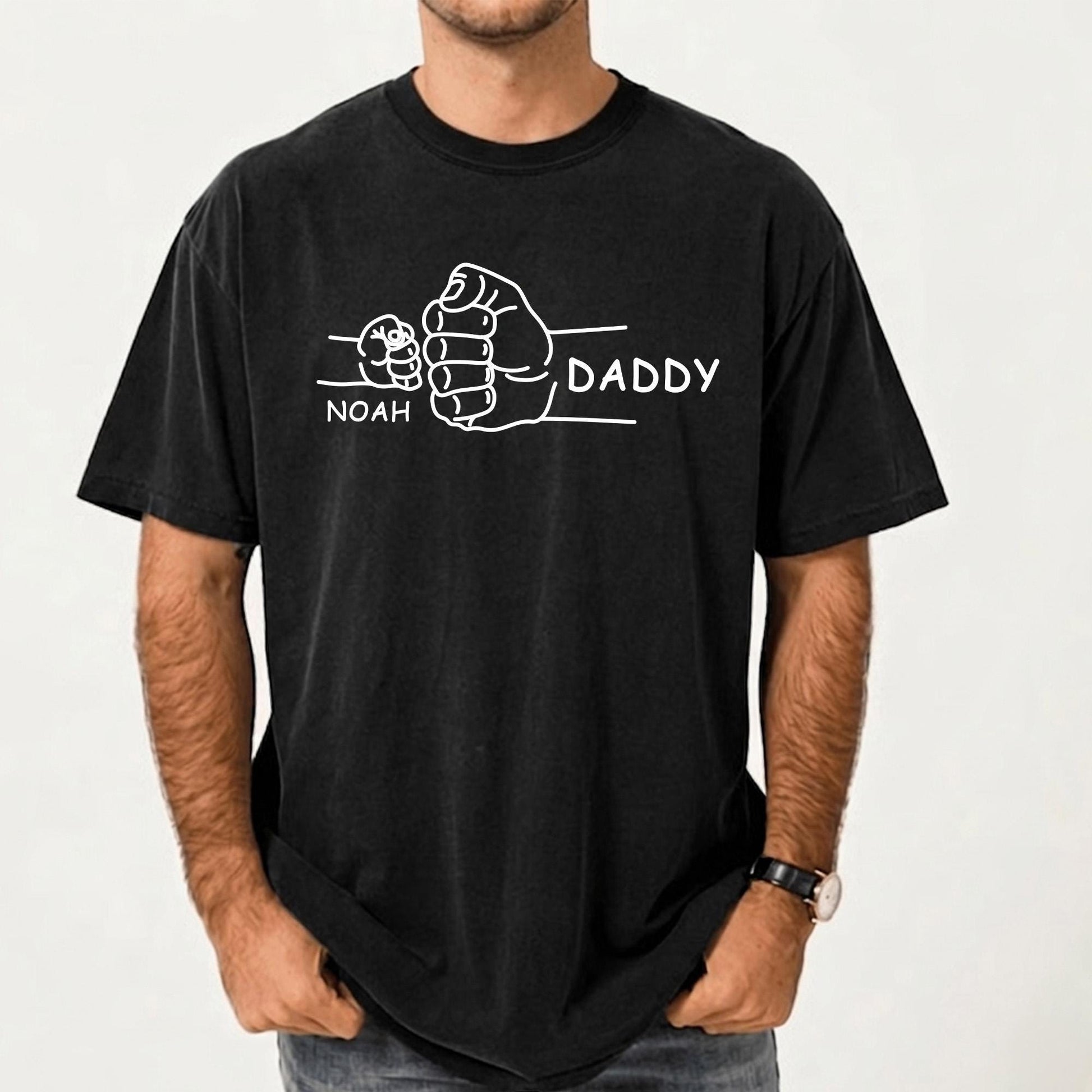 New Dad Shirt, First Father's Day Shirt Gift from Baby, Dad Birthday Gift, Fist Bump Dad T-Shirt