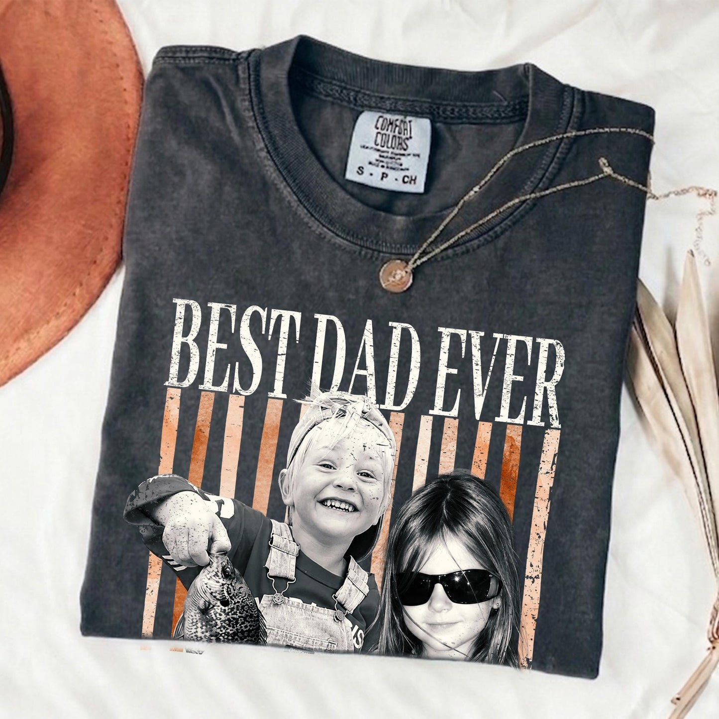 Custom Dad Shirt: Personalized Fathers Day Shirt With Kids Photo, Funny Dad Shirt, Gift for Dad, Grandpa