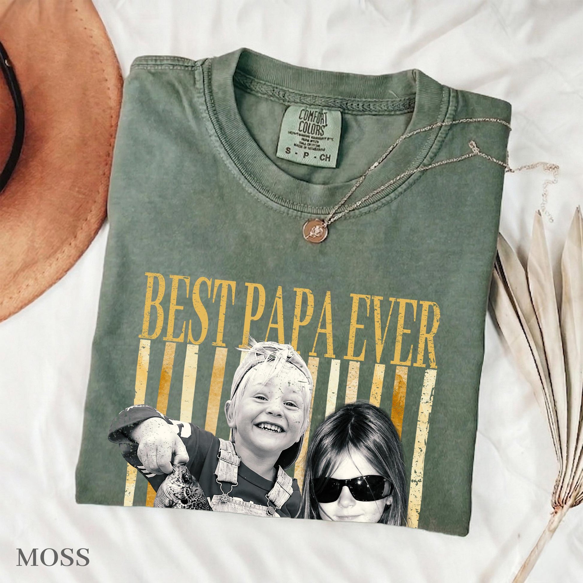 Custom Dad Shirt: Personalized Fathers Day Shirt With Kids Photo, Funny Dad Shirt, Gift for Dad, Grandpa