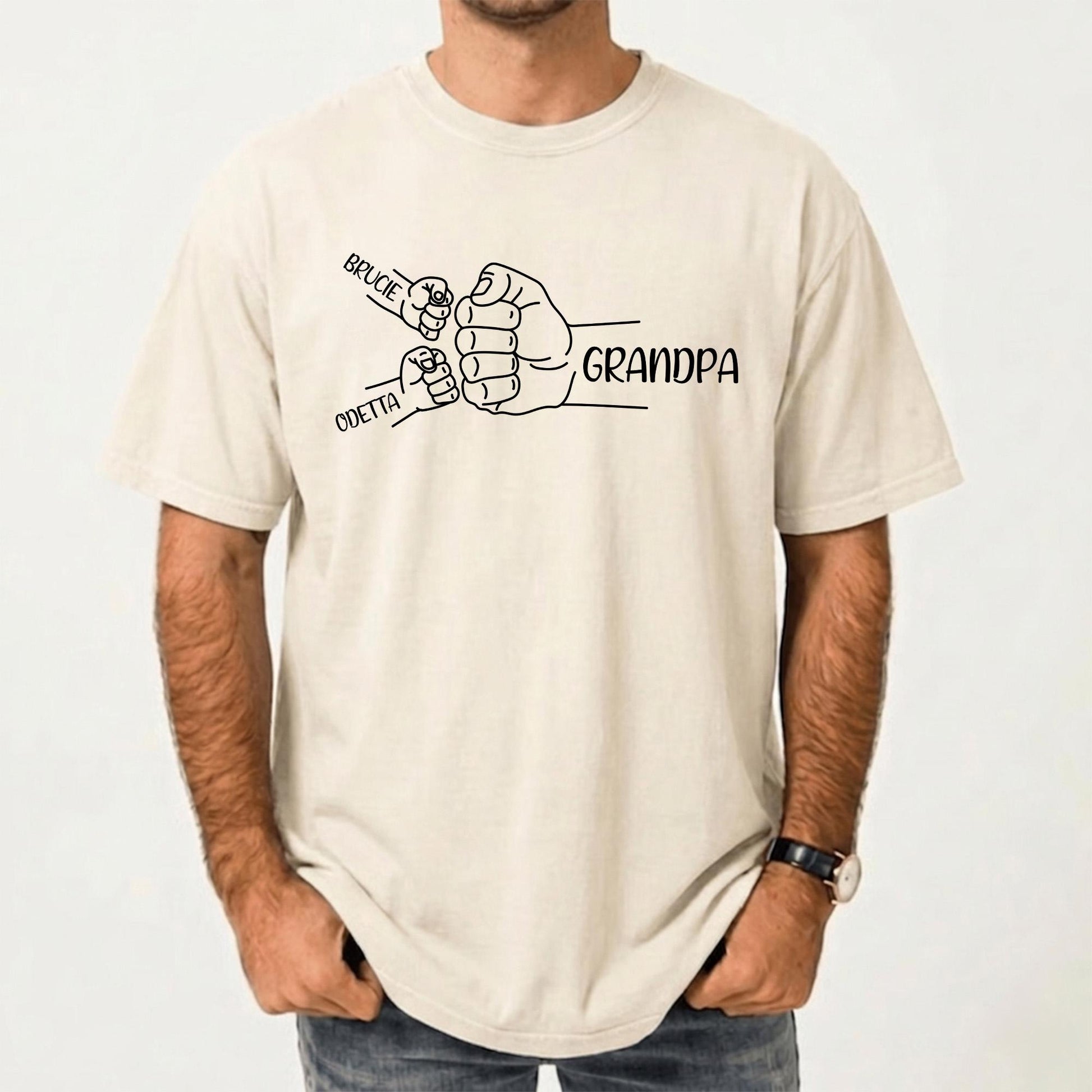 New Dad Shirt, First Father's Day Shirt Gift from Baby, Dad Birthday Gift, Fist Bump Dad T-Shirt