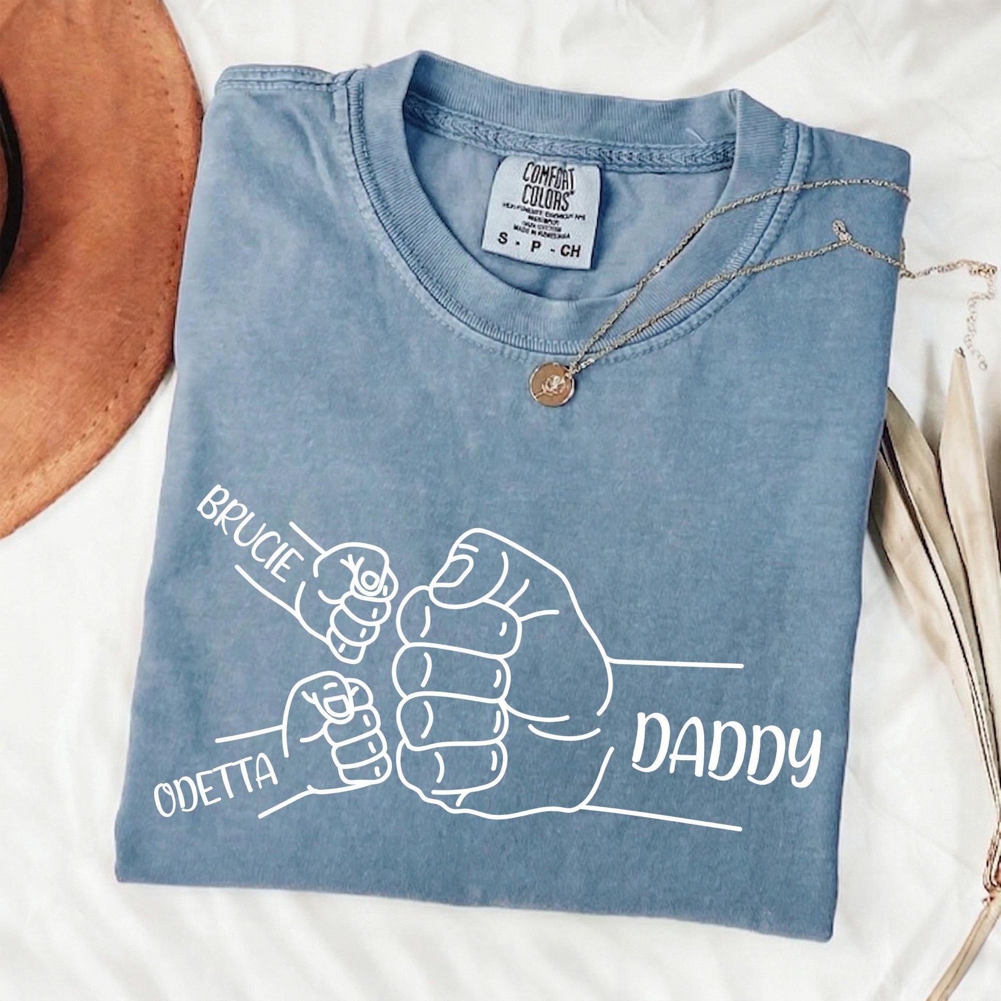 New Dad Shirt, First Father's Day Shirt Gift from Baby, Dad Birthday Gift, Fist Bump Dad T-Shirt