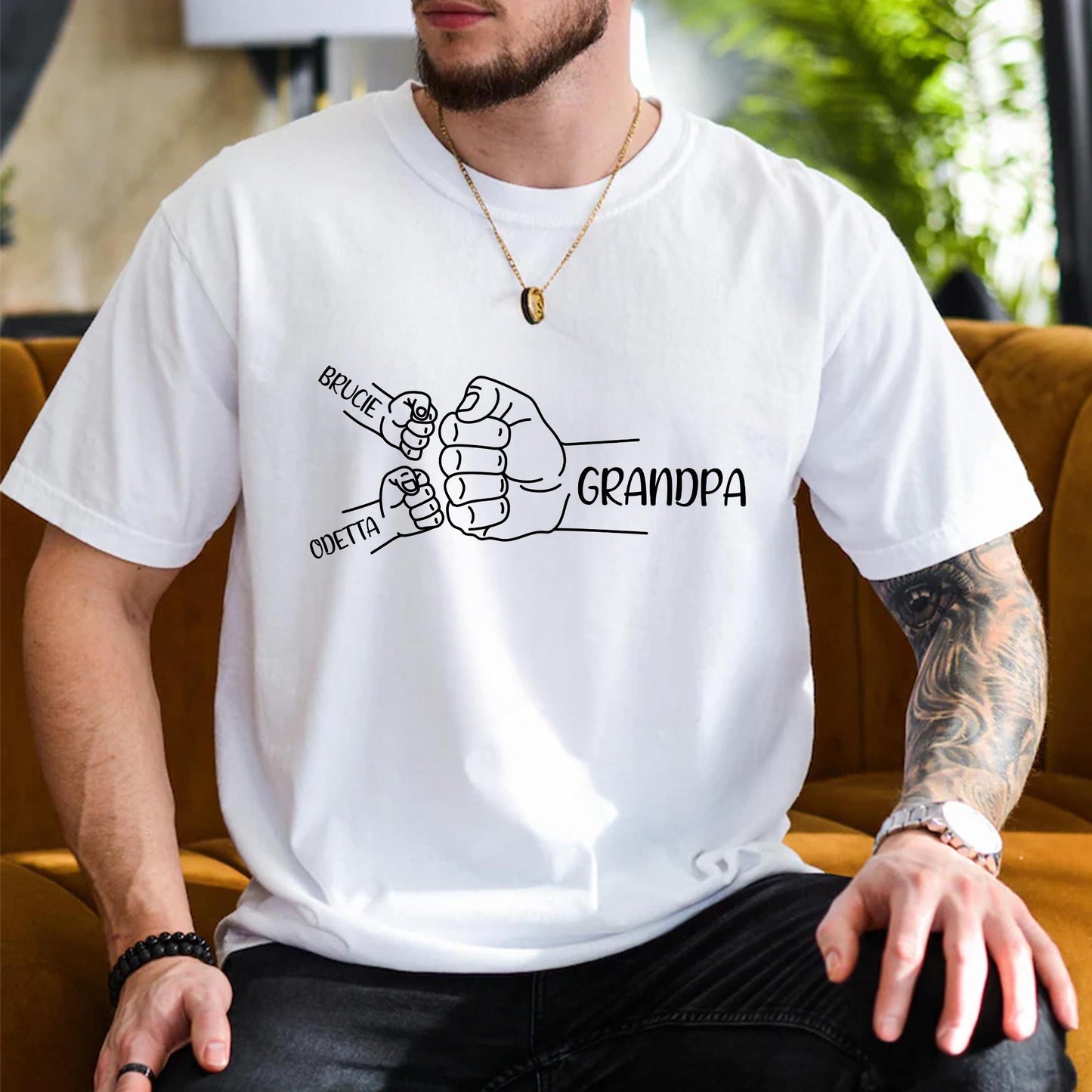 New Dad Shirt, First Father's Day Shirt Gift from Baby, Dad Birthday Gift, Fist Bump Dad T-Shirt
