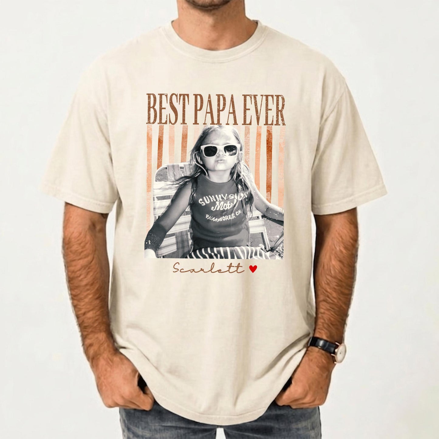 Custom Dad Shirt: Personalized Fathers Day Shirt With Kids Photo, Funny Dad Shirt, Gift for Dad, Grandpa