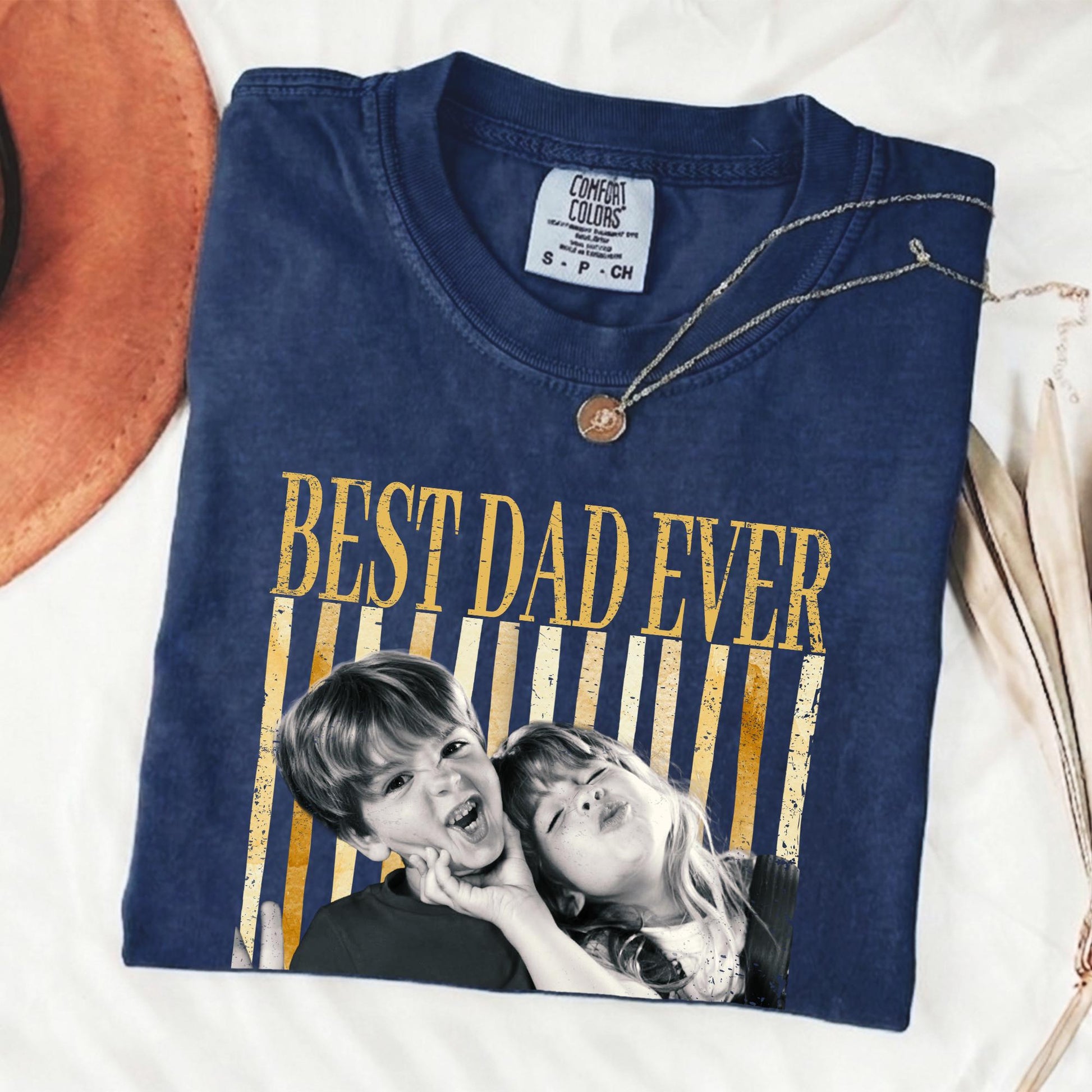 Custom Dad Shirt: Personalized Fathers Day Shirt With Kids Photo, Funny Dad Shirt, Gift for Dad, Grandpa
