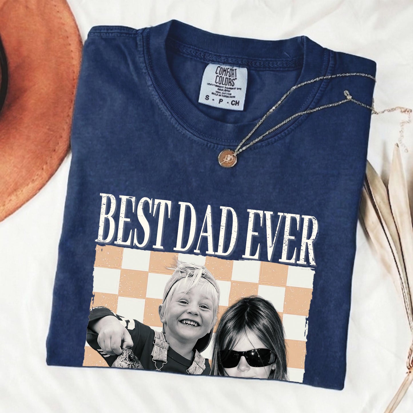 Custom Dad Shirt, Fathers Day Shirts Gifts for Dad, Personalized Vintage Photo Shirt, New Dad Gifts